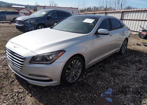 2016 Hyundai Genesis 3.8 from USA, damaged, VIN KMHGN4JE7GU128221